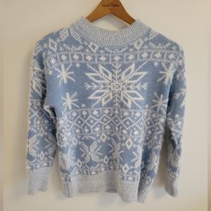 Unique vintage snowflake sweater